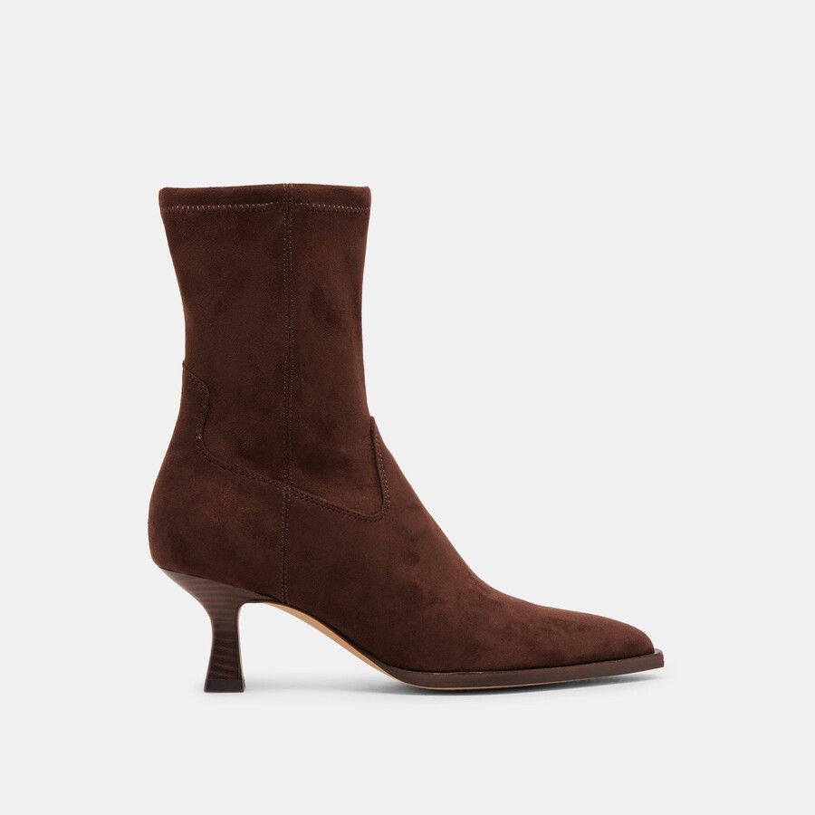 stivali arya in pelle scamosciata stella marrone scuro