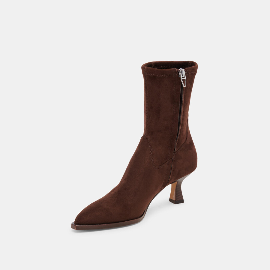 stivali arya in pelle scamosciata stella marrone scuro