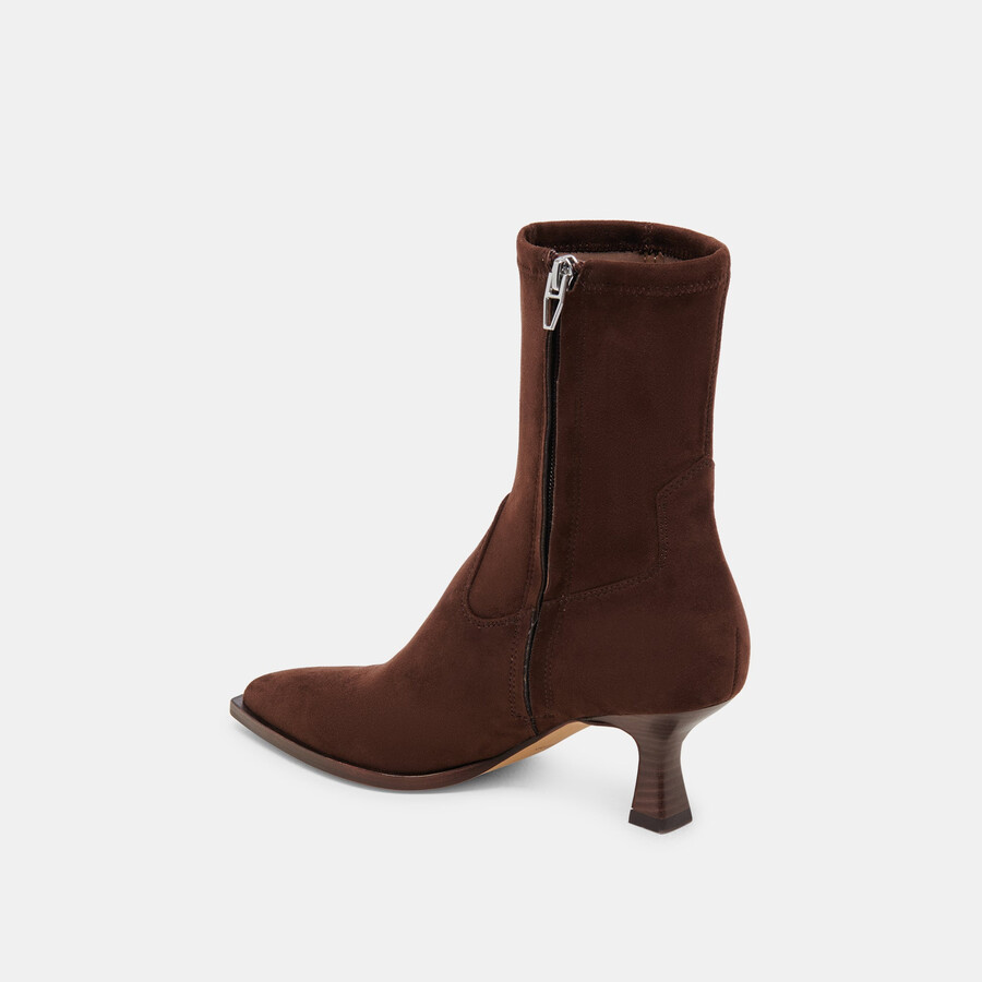 stivali arya in pelle scamosciata stella marrone scuro