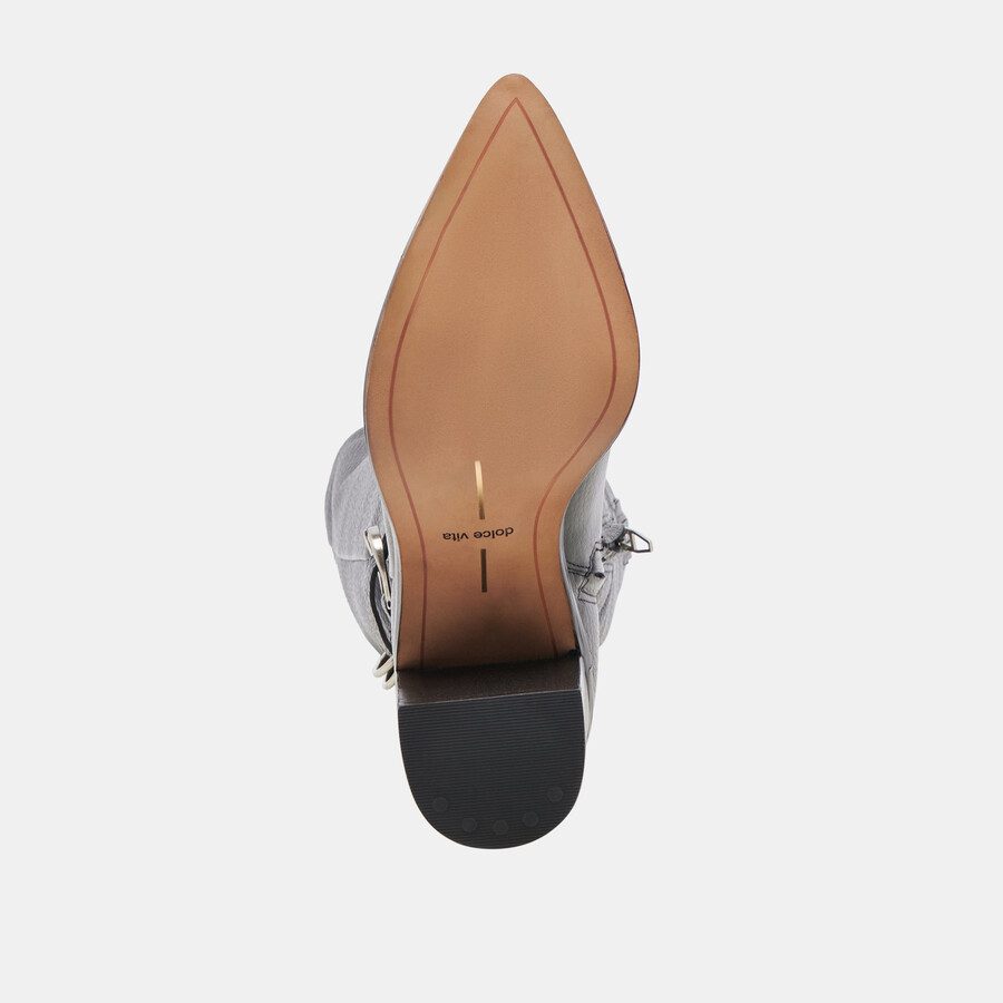 stivali tyrone in pelle nera