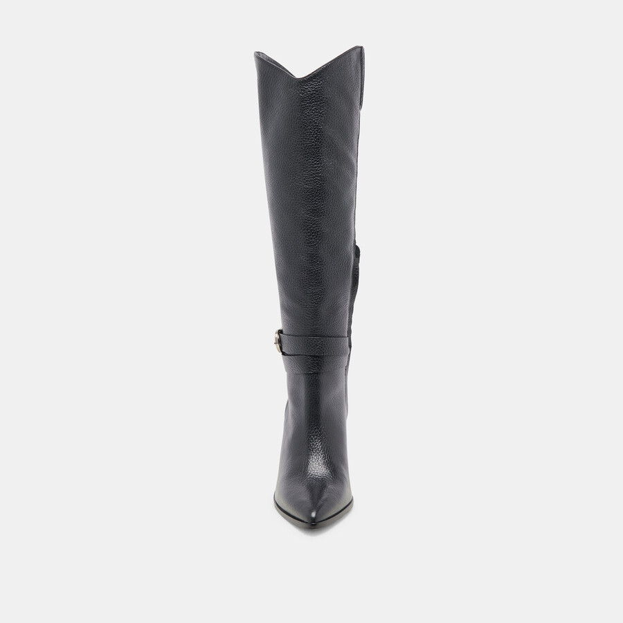 stivali tyrone in pelle nera