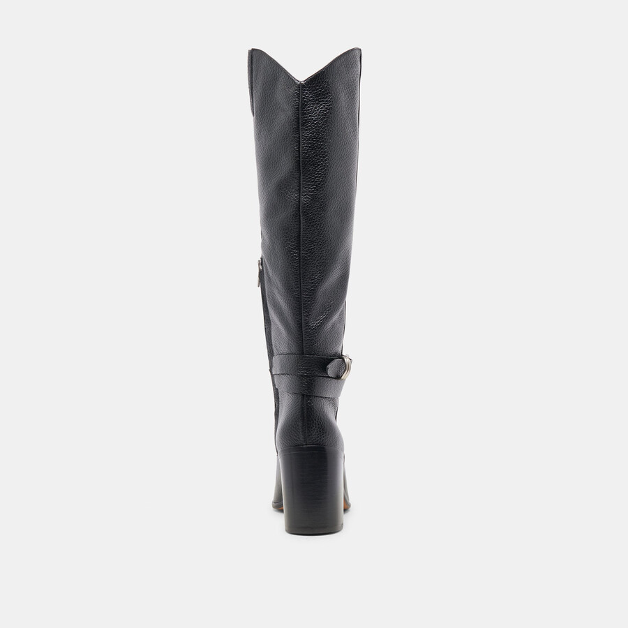 stivali tyrone in pelle nera