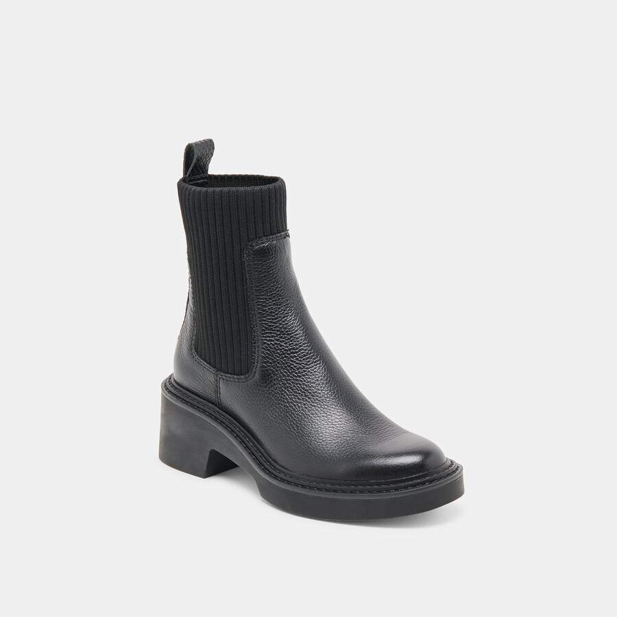 stivali hilora h2o in pelle nera