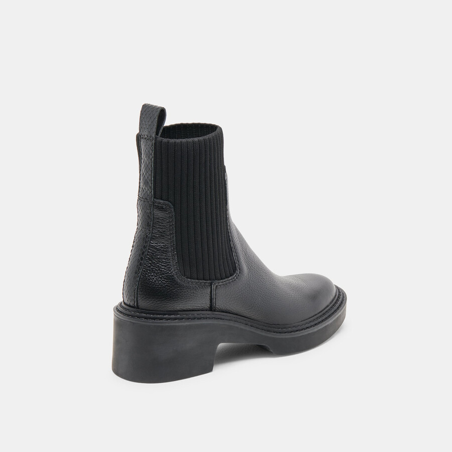 stivali hilora h2o in pelle nera