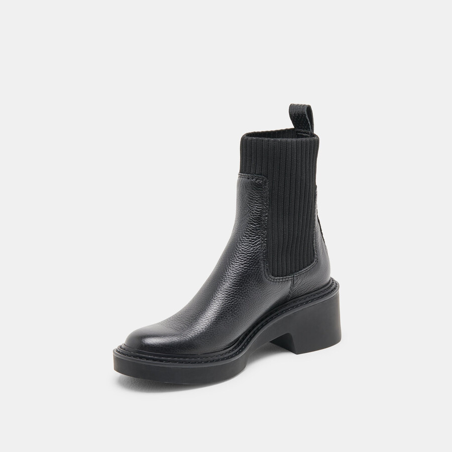 stivali hilora h2o in pelle nera