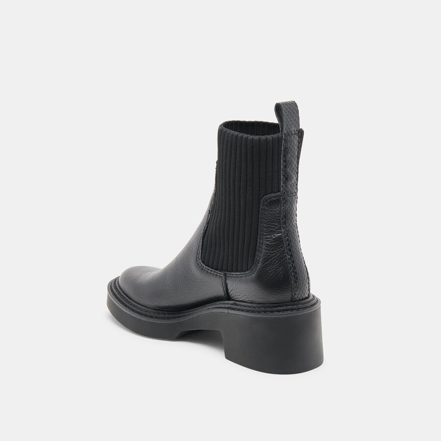 stivali hilora h2o in pelle nera