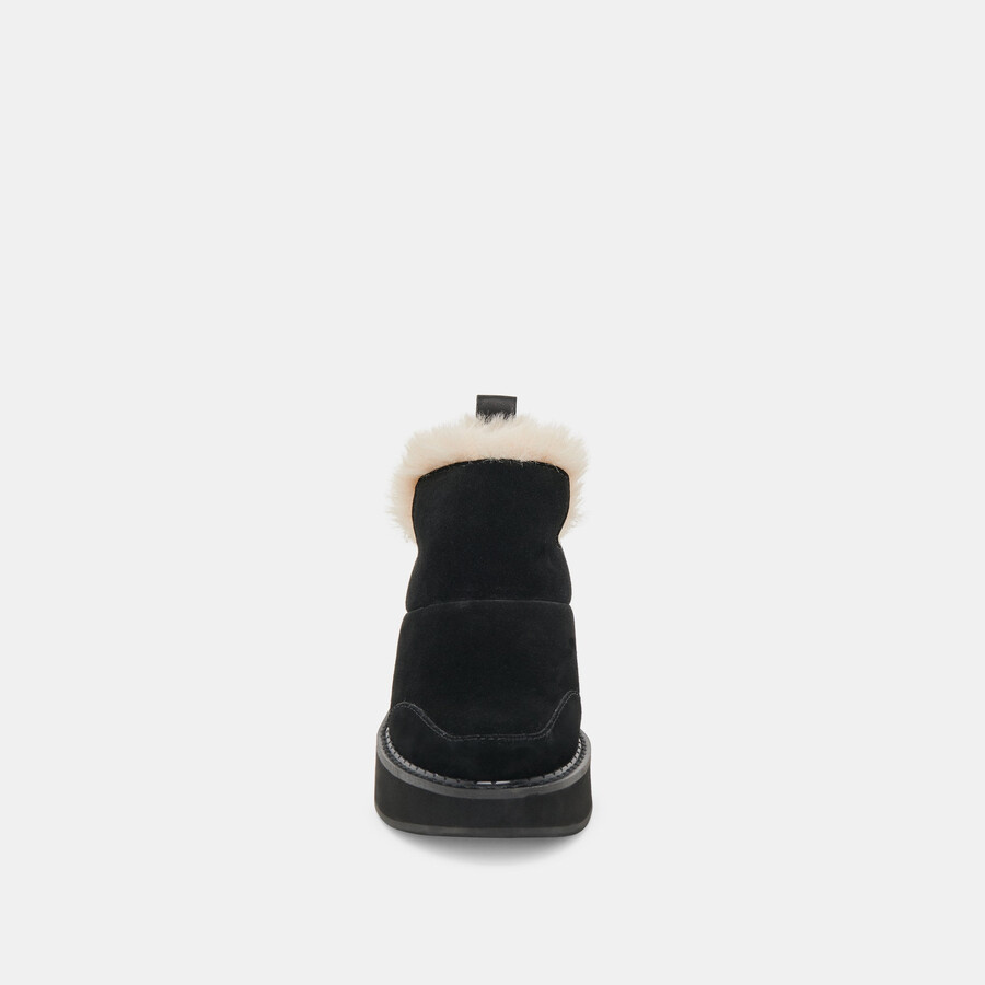 stivaletti ardy plush h2o in pelle scamosciata onice