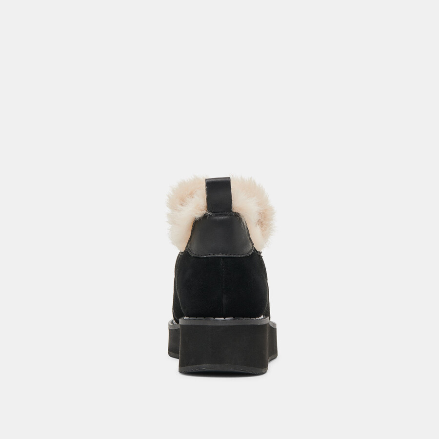 stivaletti ardy plush h2o in pelle scamosciata onice