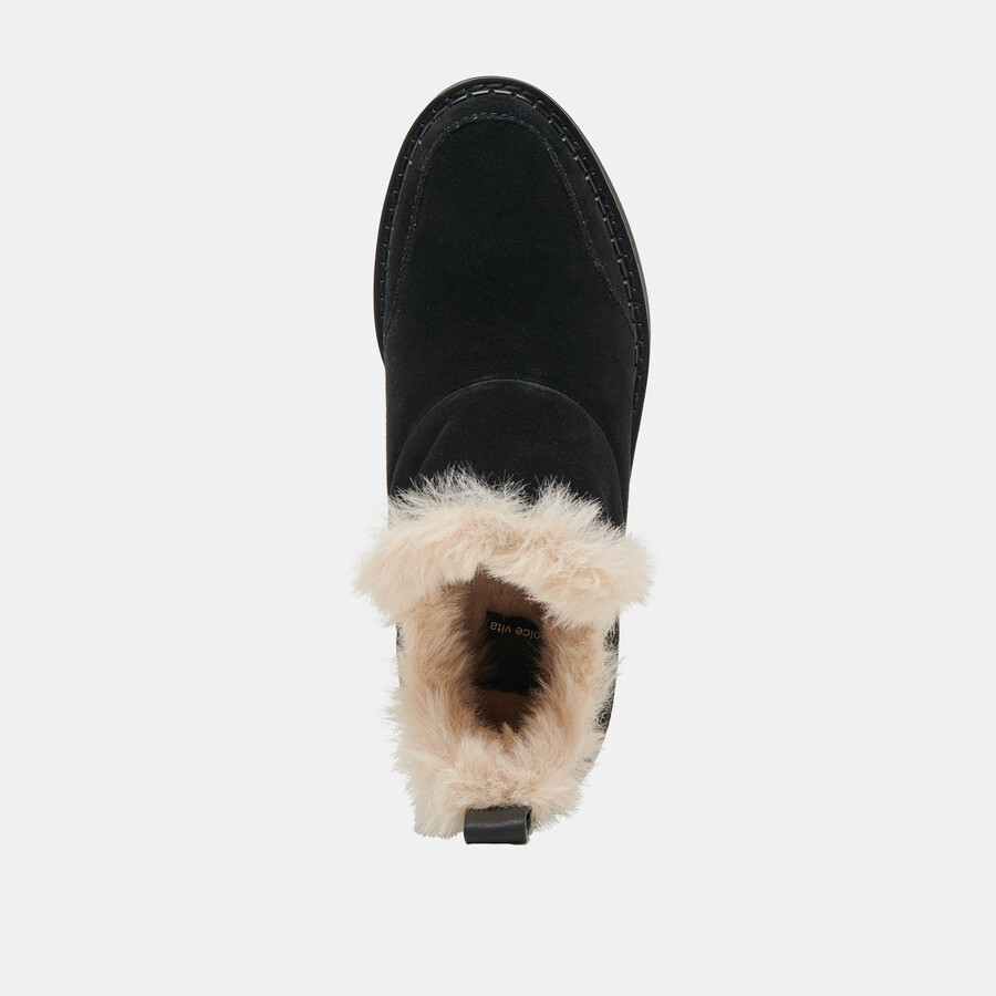 stivaletti ardy plush h2o in pelle scamosciata onice