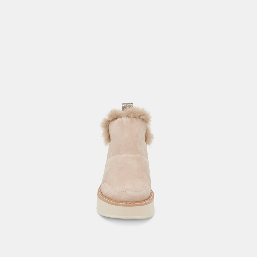 stivaletti ardy plush h2o in pelle scamosciata color talpa