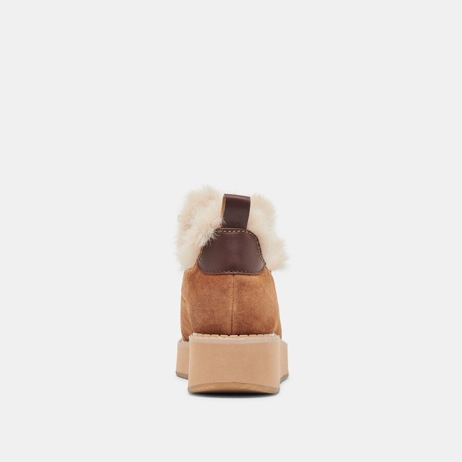stivaletti ardy plush h2o in pelle scamosciata color pecan