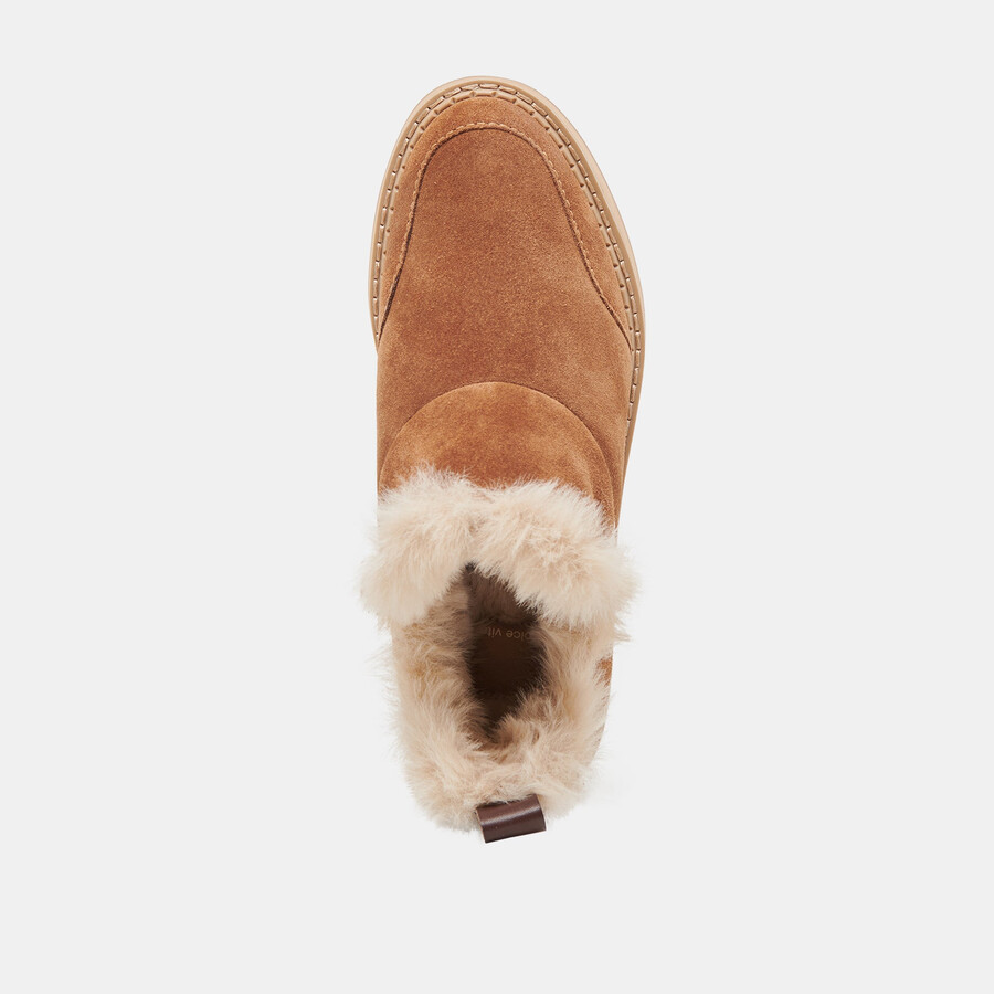 stivaletti ardy plush h2o in pelle scamosciata color pecan