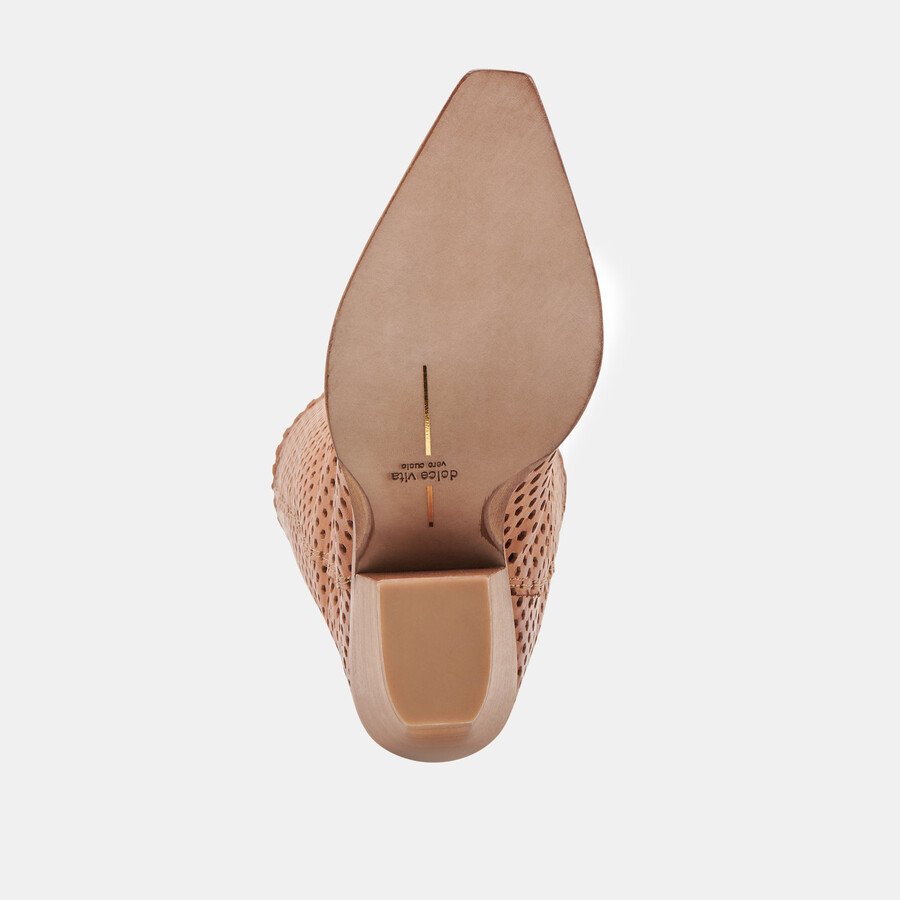 stivali boone in pelle color cognac