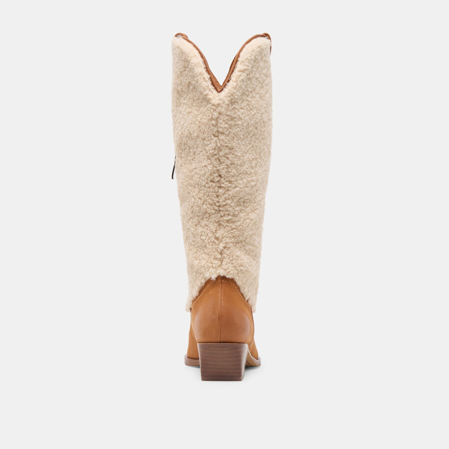 stivali in peluche mykel caramello nubuck