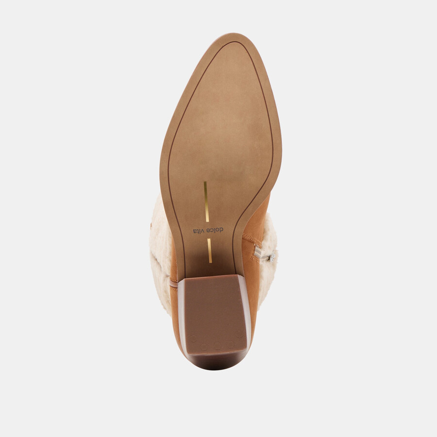stivali in peluche mykel caramello nubuck