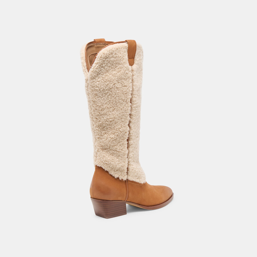 stivali in peluche mykel caramello nubuck