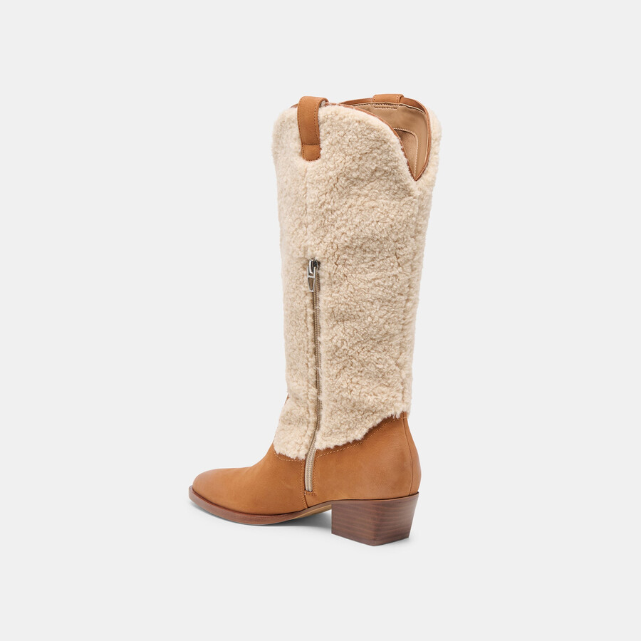 stivali in peluche mykel caramello nubuck