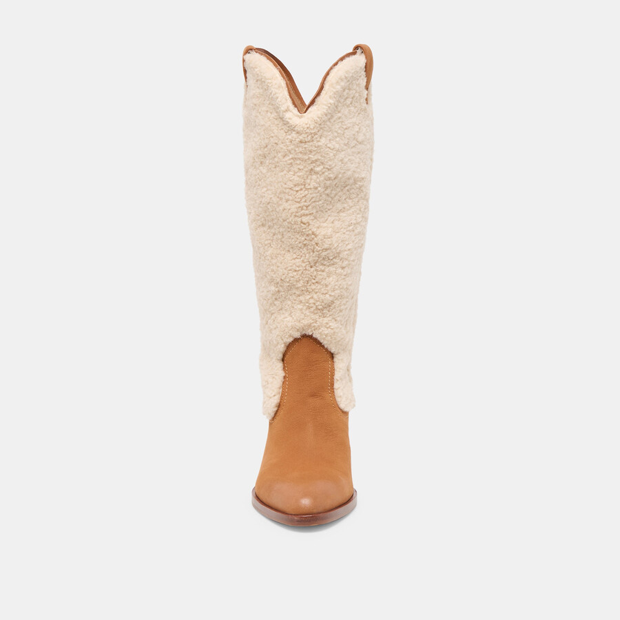 stivali in peluche mykel caramello nubuck