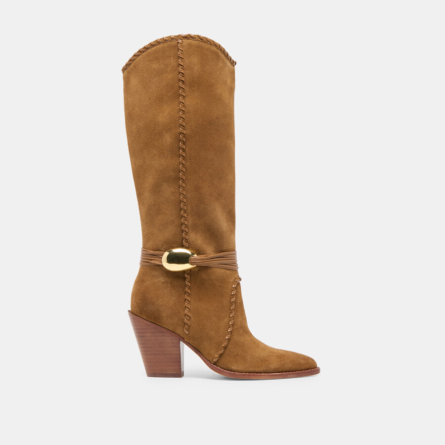 stivali jody in pelle scamosciata marrone chiaro