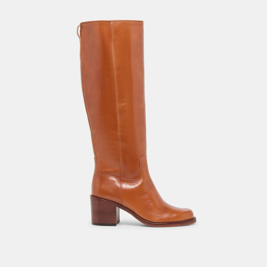 stivali lucyle in pelle marrone chiaro