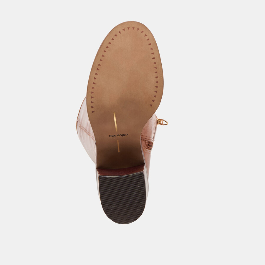 stivali lucyle in pelle marrone chiaro
