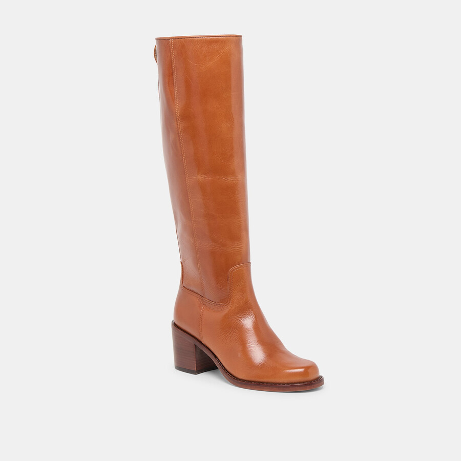 stivali lucyle in pelle marrone chiaro