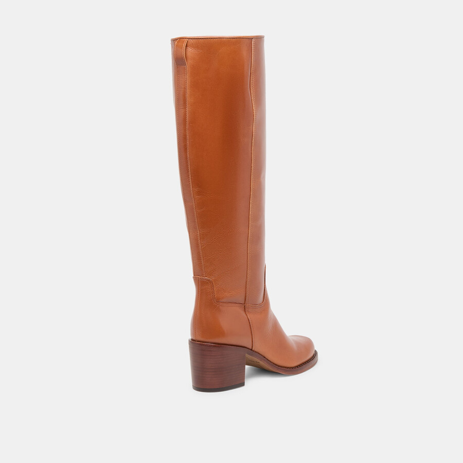 stivali lucyle in pelle marrone chiaro