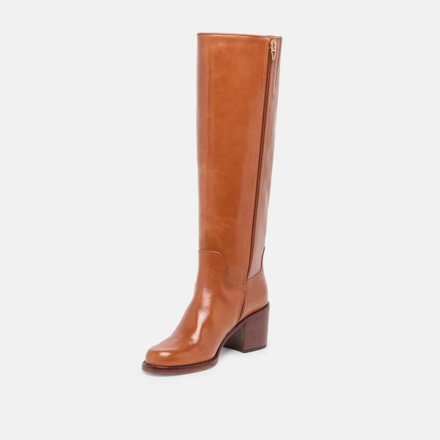 stivali lucyle in pelle marrone chiaro