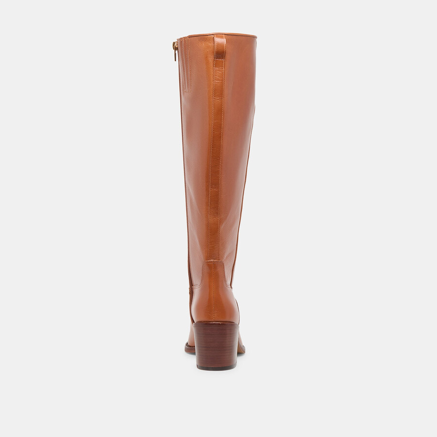 stivali lucyle in pelle marrone chiaro