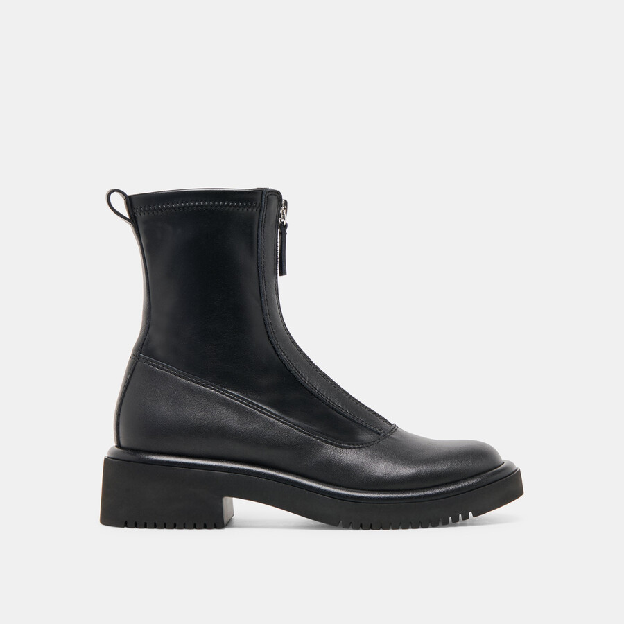stivali shante in pelle nera