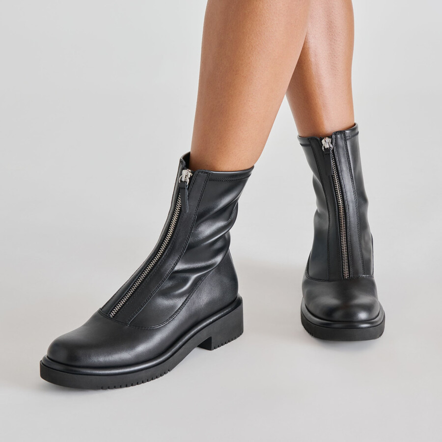 stivali shante in pelle nera