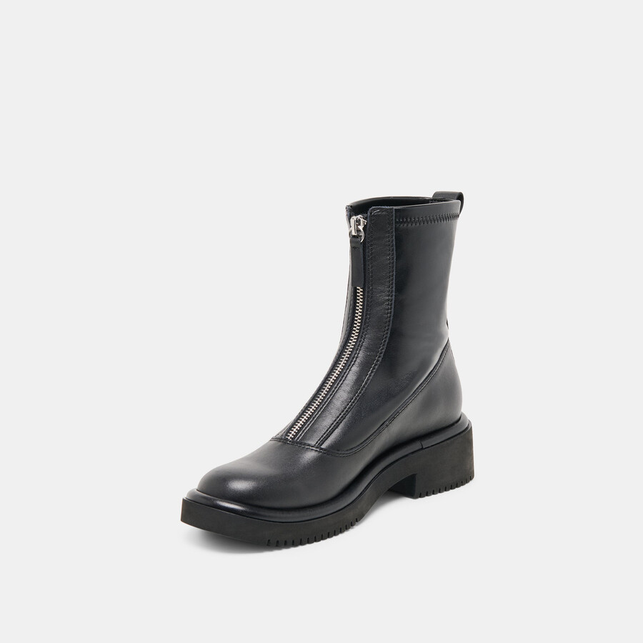 stivali shante in pelle nera