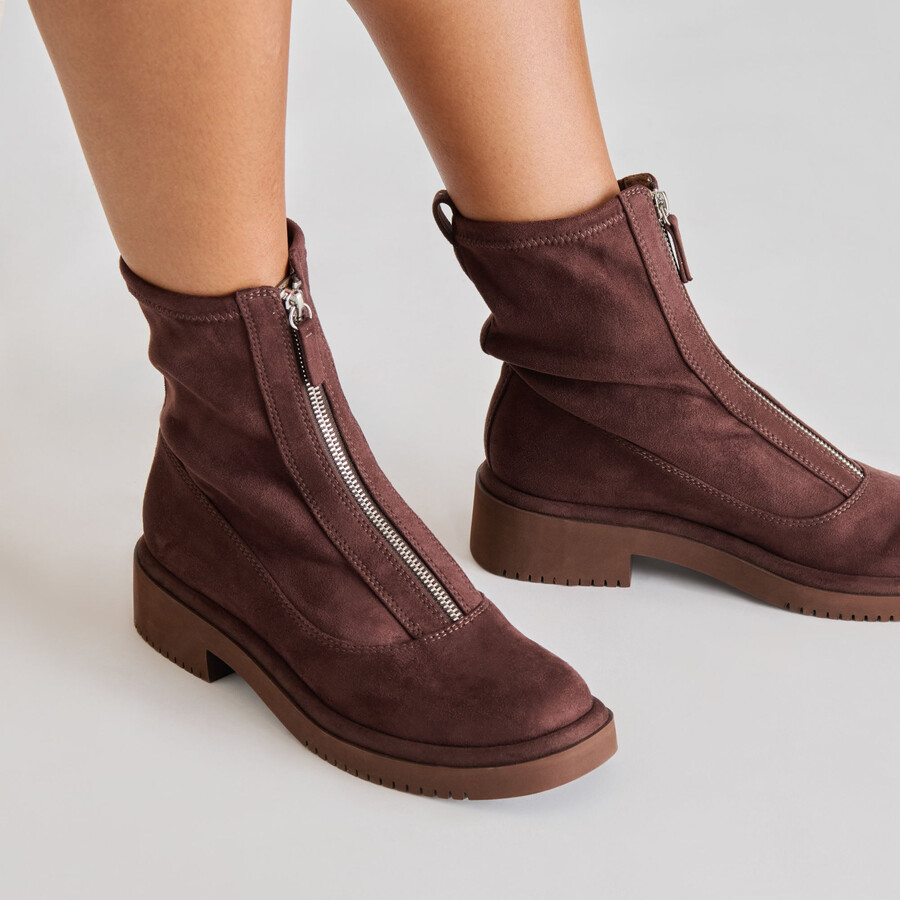 stivali shante in mogano stella suede