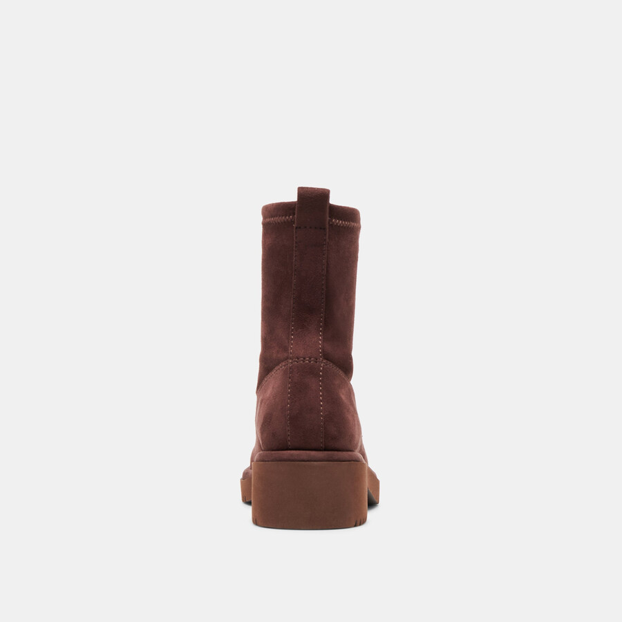 stivali shante in mogano stella suede