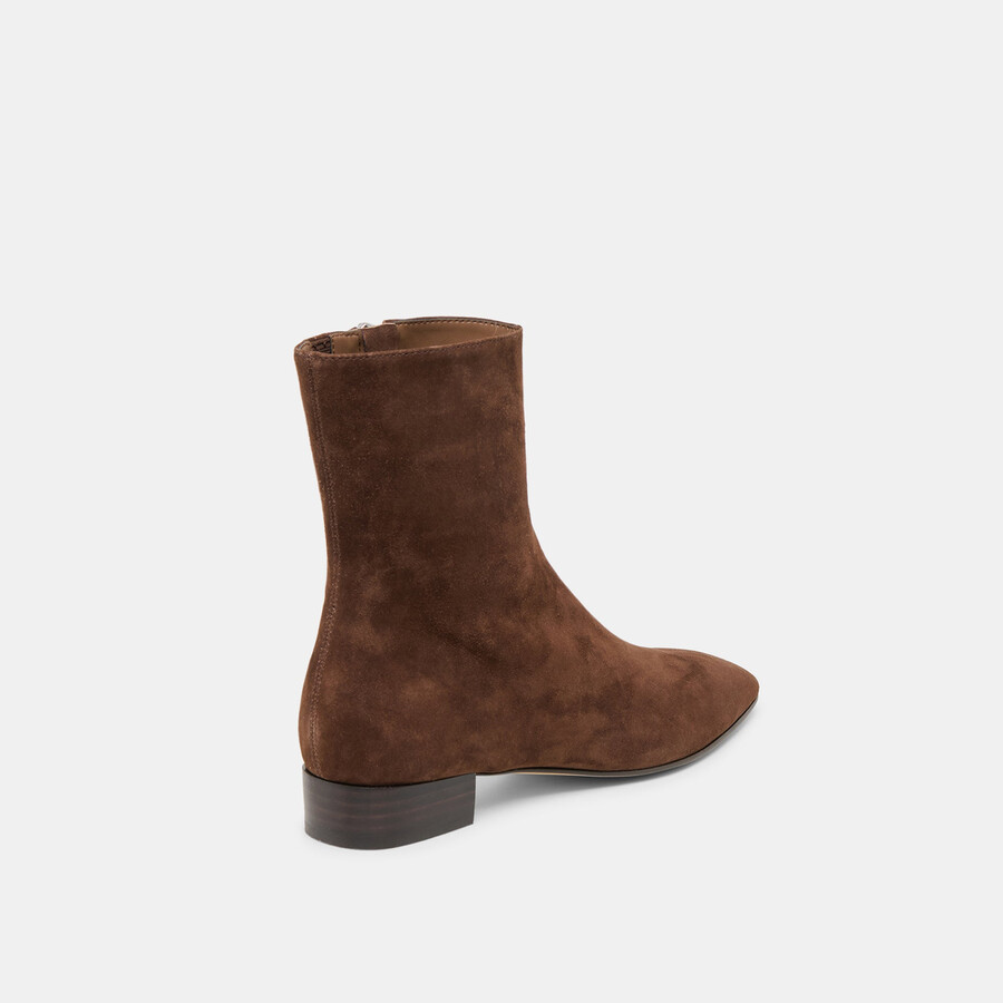 stivaletti tarine in nabuk marrone scuro