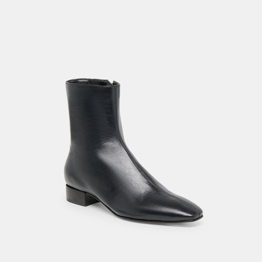 stivaletti tarine in pelle nera