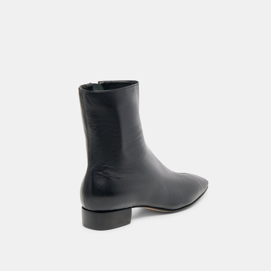 stivaletti tarine in pelle nera