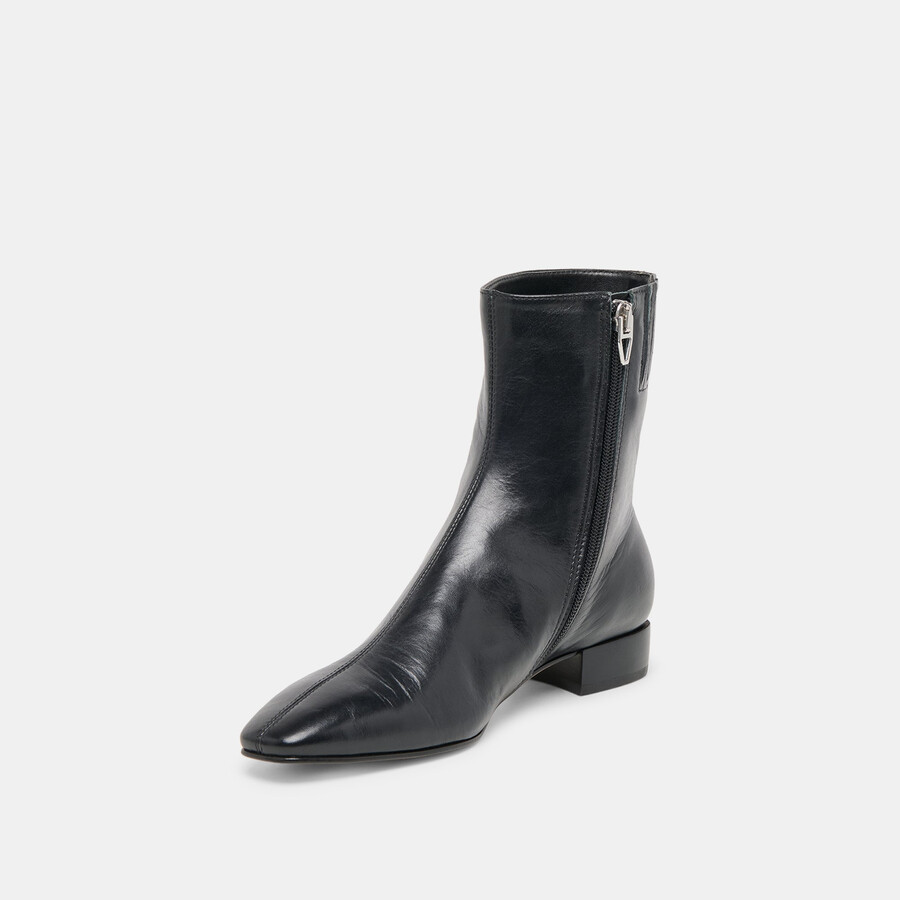 stivaletti tarine in pelle nera