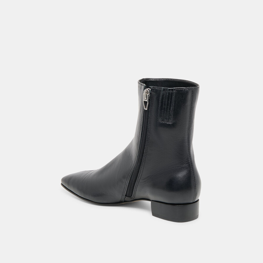 stivaletti tarine in pelle nera
