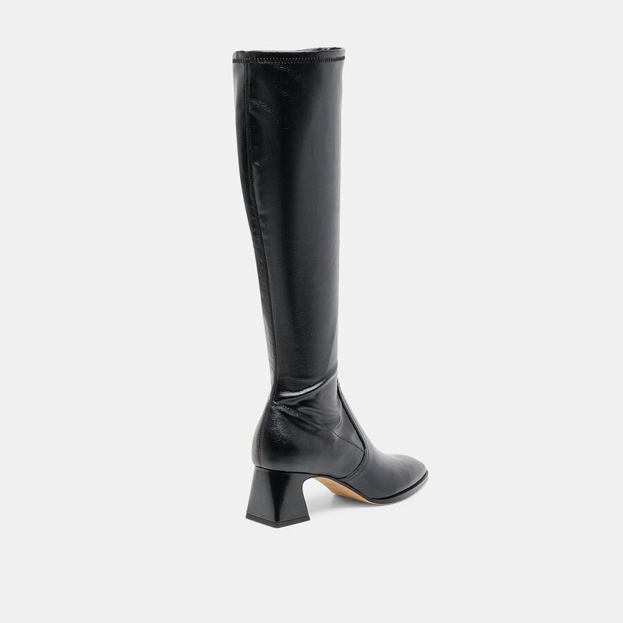stivali alivia in pelle nera