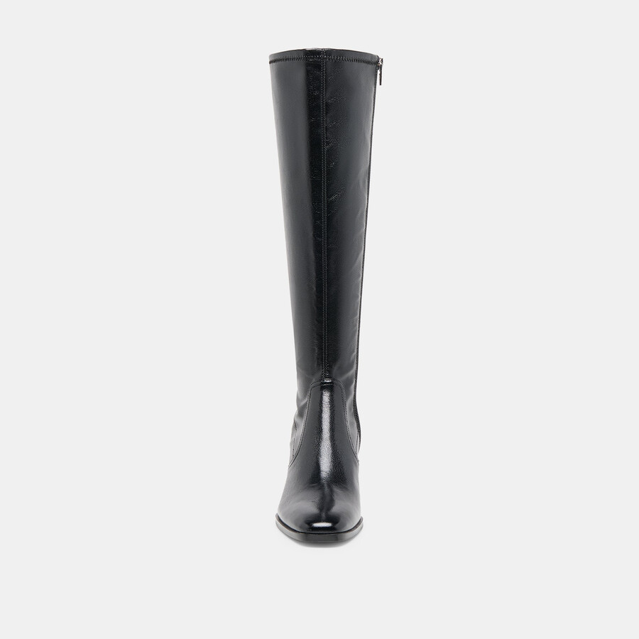 stivali alivia in pelle nera