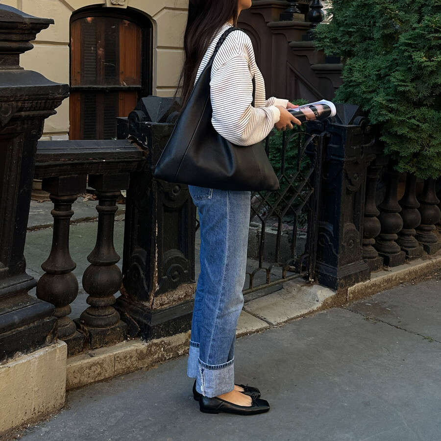ballerine anisa in pelle nera
