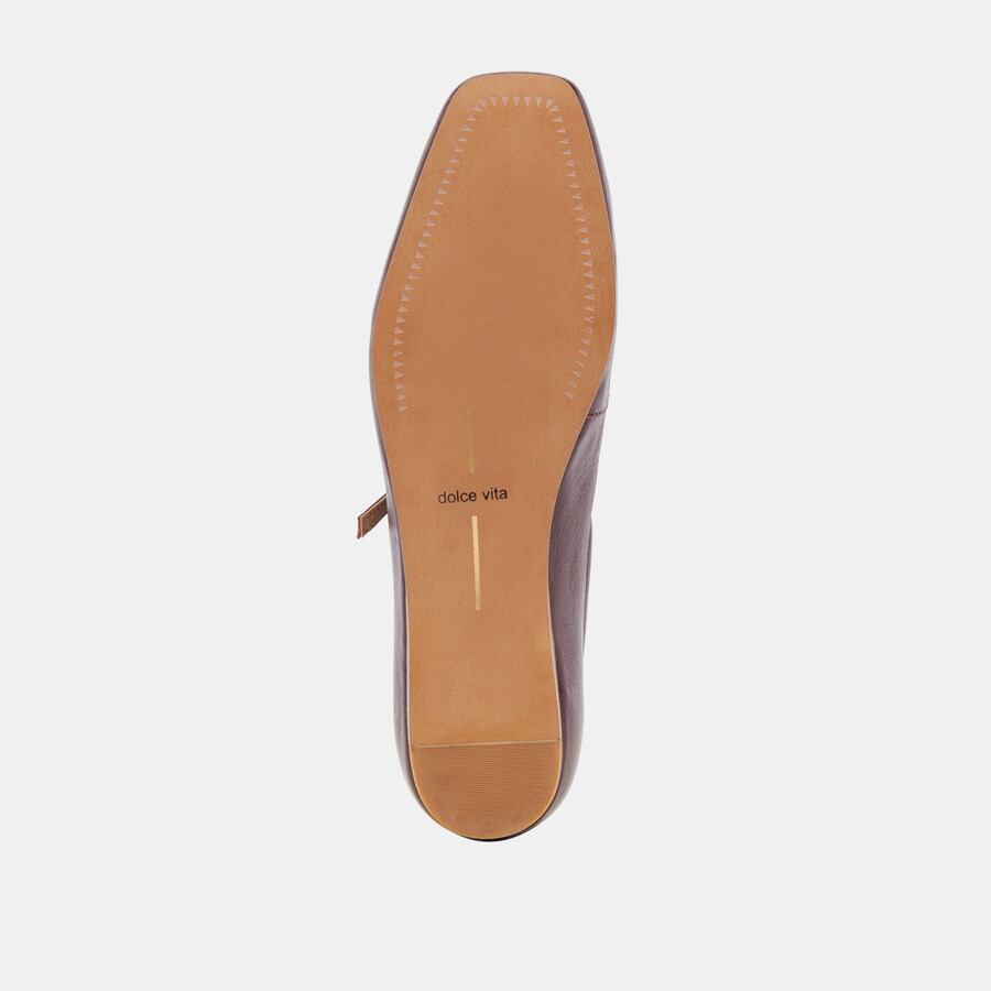 ballerine reyes in vernice stropicciata color mirtillo