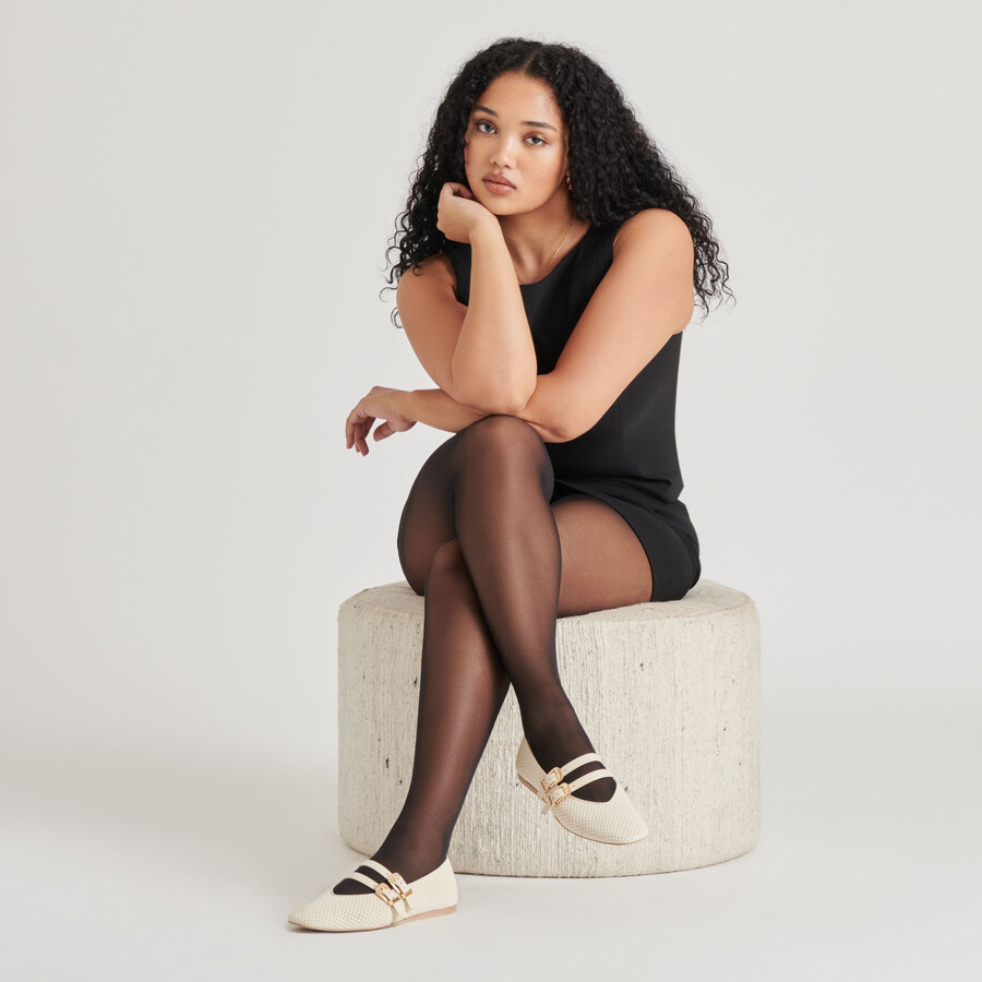 ballerine baylee in pelle scamosciata perforata