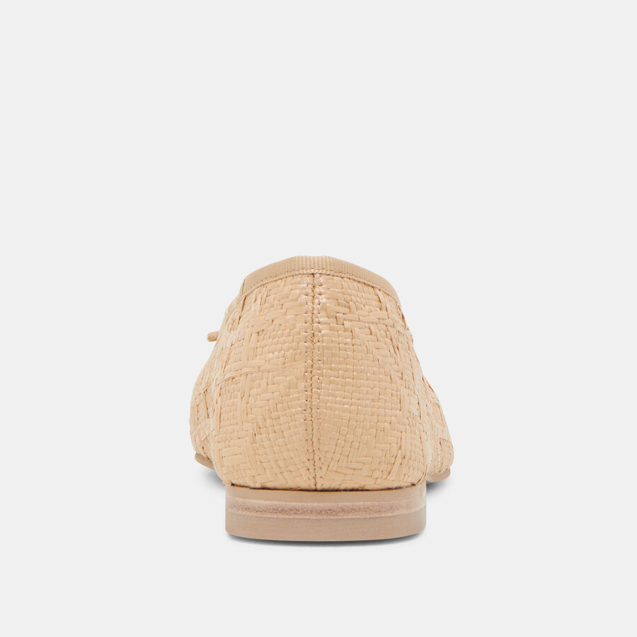 ballerine anisa lt in rafia naturale intrecciata