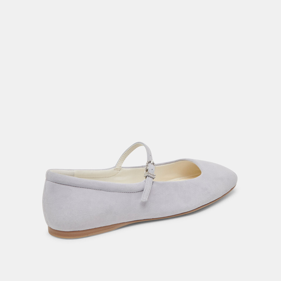 ballerine reyes in pelle scamosciata blu polvere