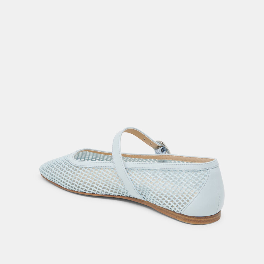 ballerine rodni mesh in maglia azzurra
