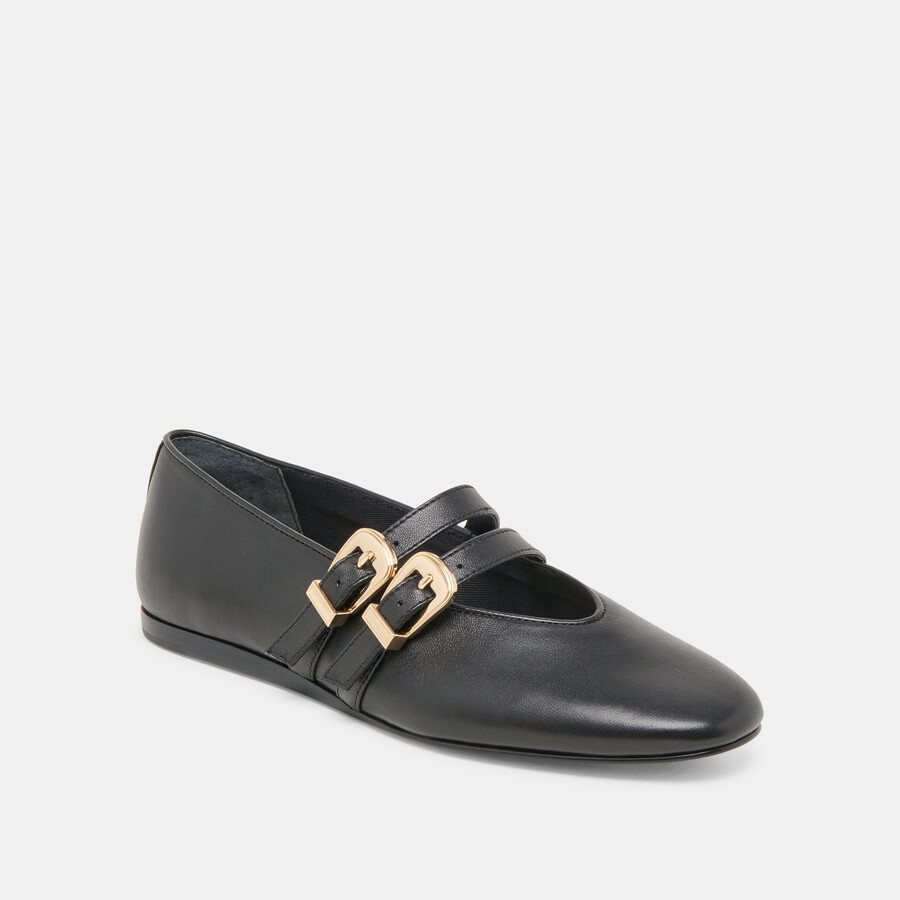 ballerine baylee in pelle nera