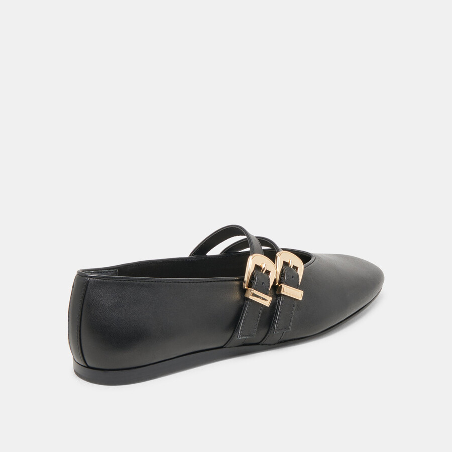 ballerine baylee in pelle nera