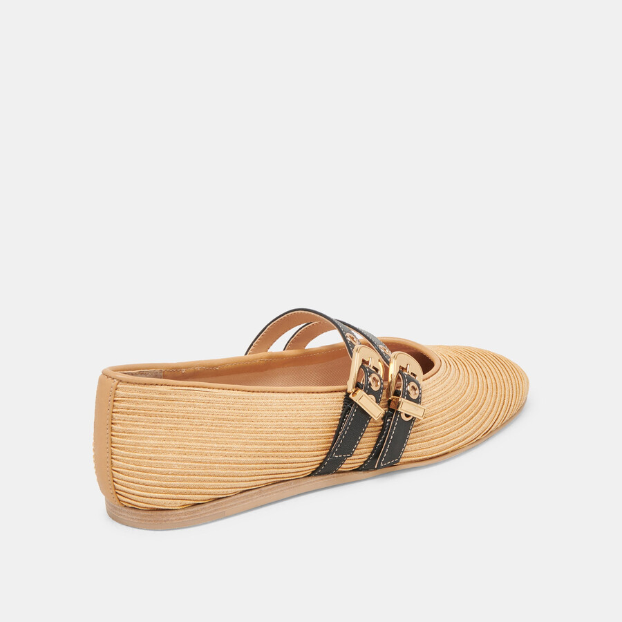 ballerine baylee in rafia naturale